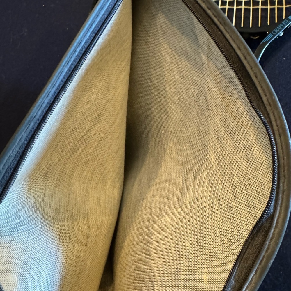 Graphite Boss Racket with Multicolor Strings - Picture 5 of 7